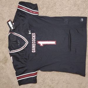 NWT Black and red gamecocks Jersey